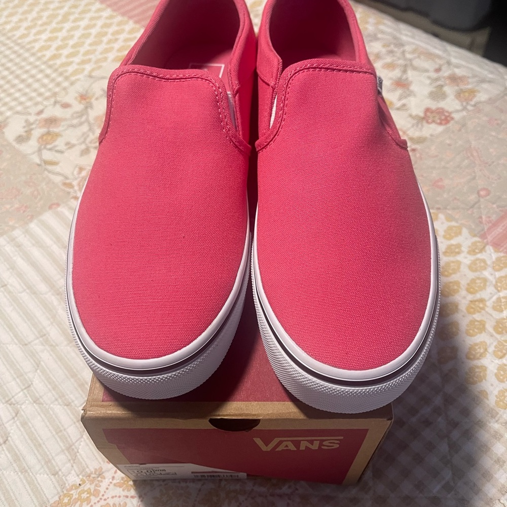 Vans Women's Slip-On Shoes - Pink